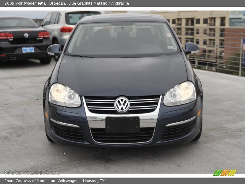 Blue Graphite Metallic / Anthracite 2009 Volkswagen Jetta TDI Sedan