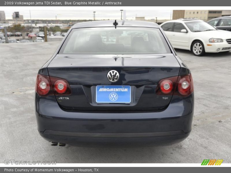 Blue Graphite Metallic / Anthracite 2009 Volkswagen Jetta TDI Sedan
