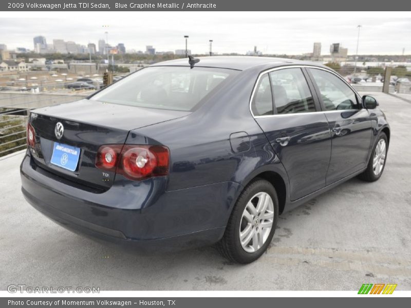 Blue Graphite Metallic / Anthracite 2009 Volkswagen Jetta TDI Sedan