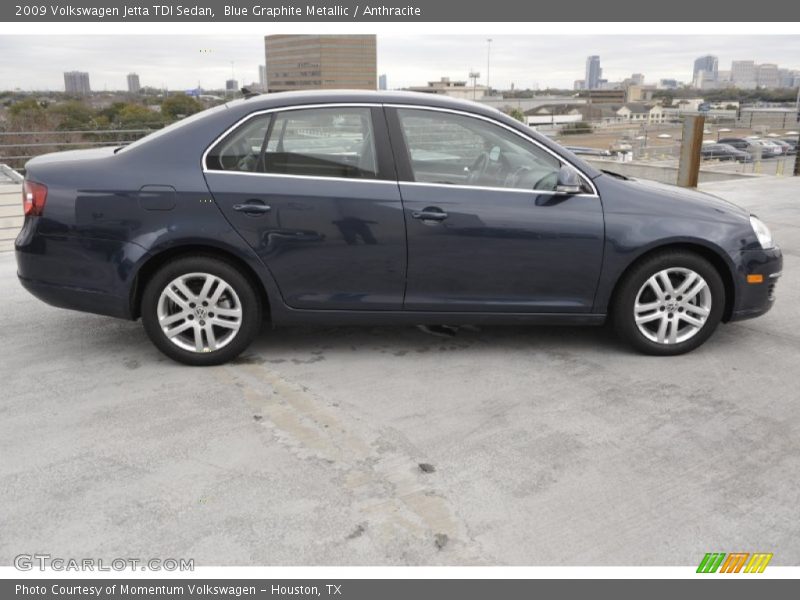 Blue Graphite Metallic / Anthracite 2009 Volkswagen Jetta TDI Sedan