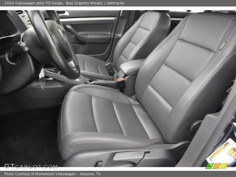 Blue Graphite Metallic / Anthracite 2009 Volkswagen Jetta TDI Sedan