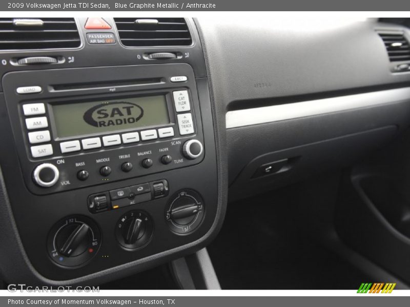 Blue Graphite Metallic / Anthracite 2009 Volkswagen Jetta TDI Sedan