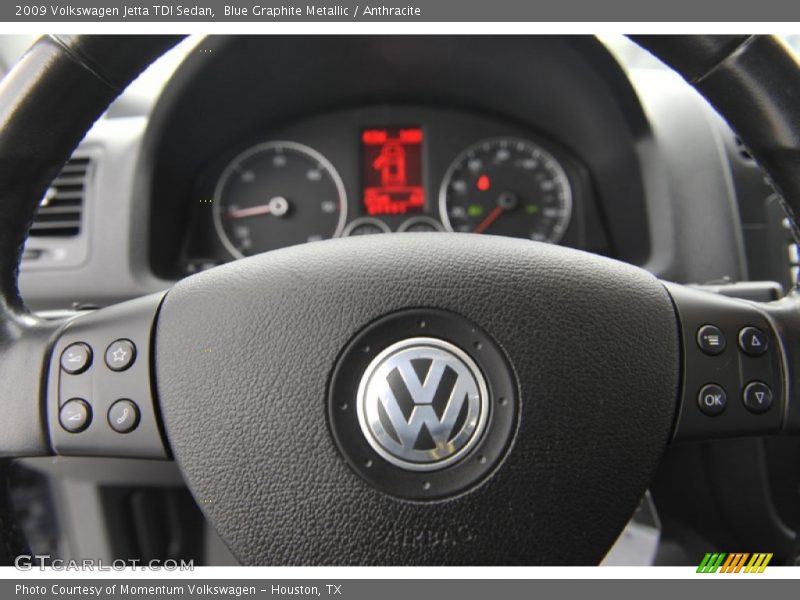 Blue Graphite Metallic / Anthracite 2009 Volkswagen Jetta TDI Sedan