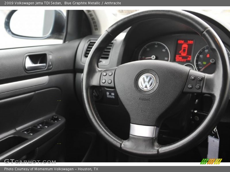 Blue Graphite Metallic / Anthracite 2009 Volkswagen Jetta TDI Sedan