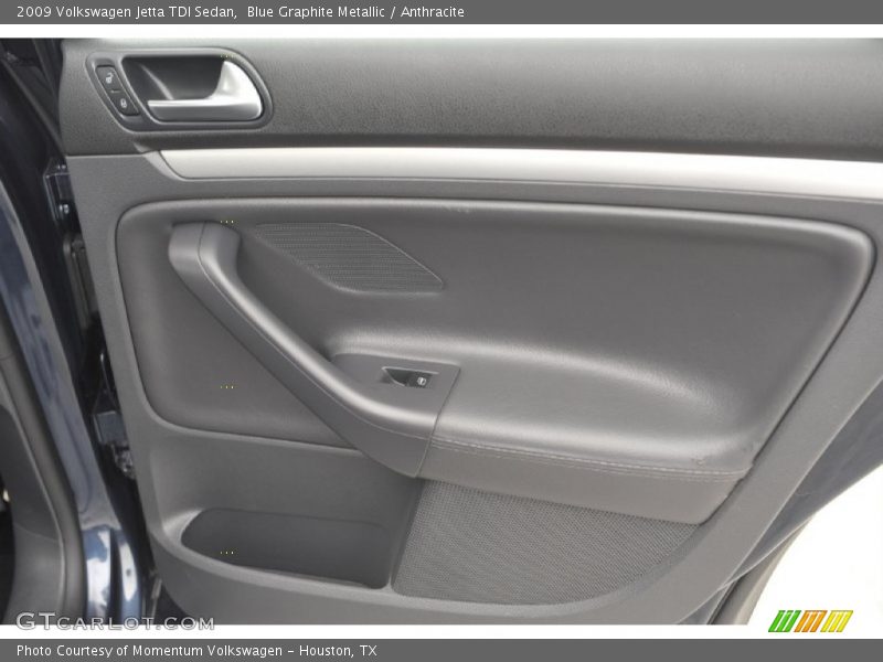 Blue Graphite Metallic / Anthracite 2009 Volkswagen Jetta TDI Sedan