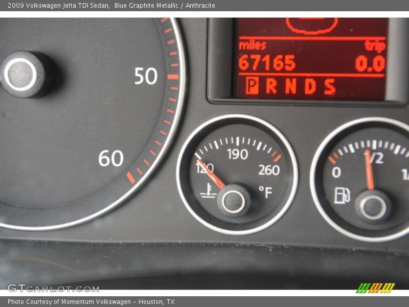 Blue Graphite Metallic / Anthracite 2009 Volkswagen Jetta TDI Sedan