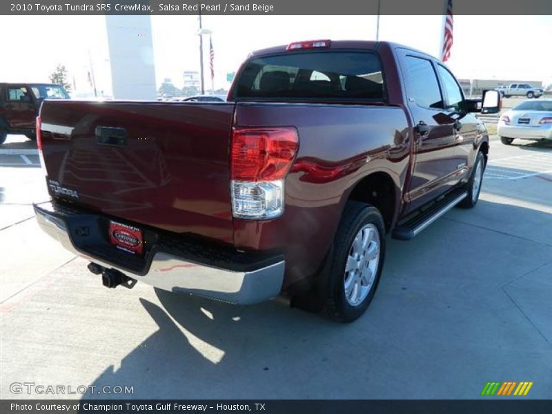 Salsa Red Pearl / Sand Beige 2010 Toyota Tundra SR5 CrewMax