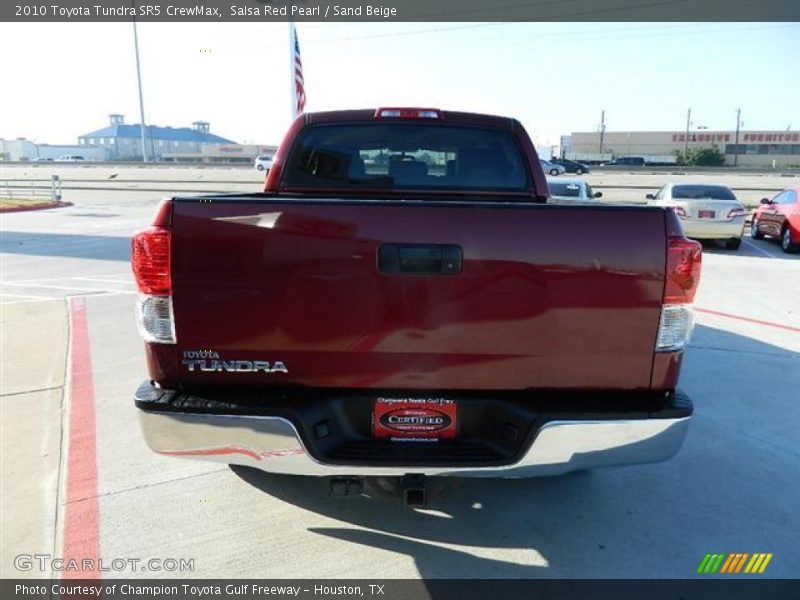 Salsa Red Pearl / Sand Beige 2010 Toyota Tundra SR5 CrewMax