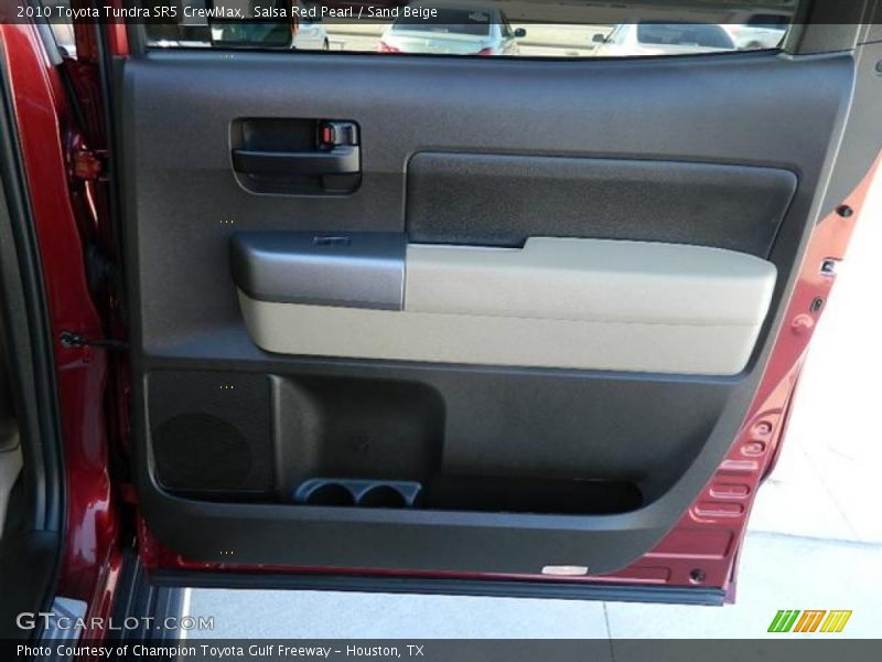 Salsa Red Pearl / Sand Beige 2010 Toyota Tundra SR5 CrewMax