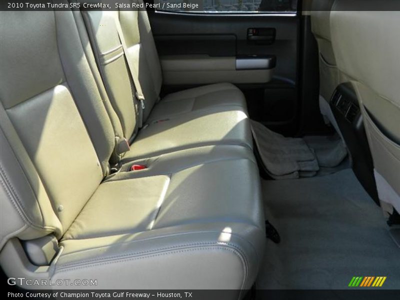 Salsa Red Pearl / Sand Beige 2010 Toyota Tundra SR5 CrewMax