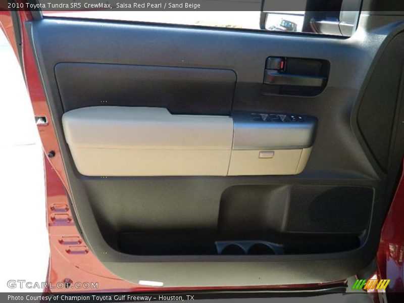 Salsa Red Pearl / Sand Beige 2010 Toyota Tundra SR5 CrewMax