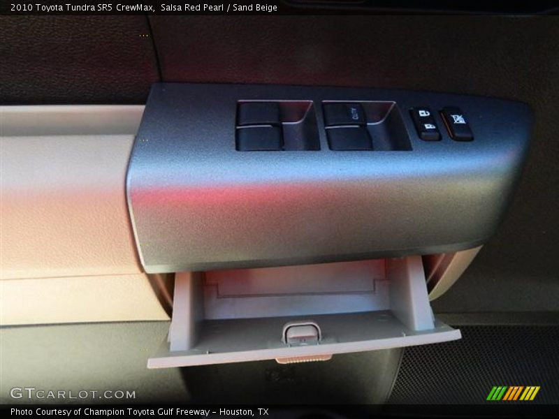 Salsa Red Pearl / Sand Beige 2010 Toyota Tundra SR5 CrewMax