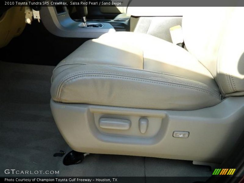 Salsa Red Pearl / Sand Beige 2010 Toyota Tundra SR5 CrewMax
