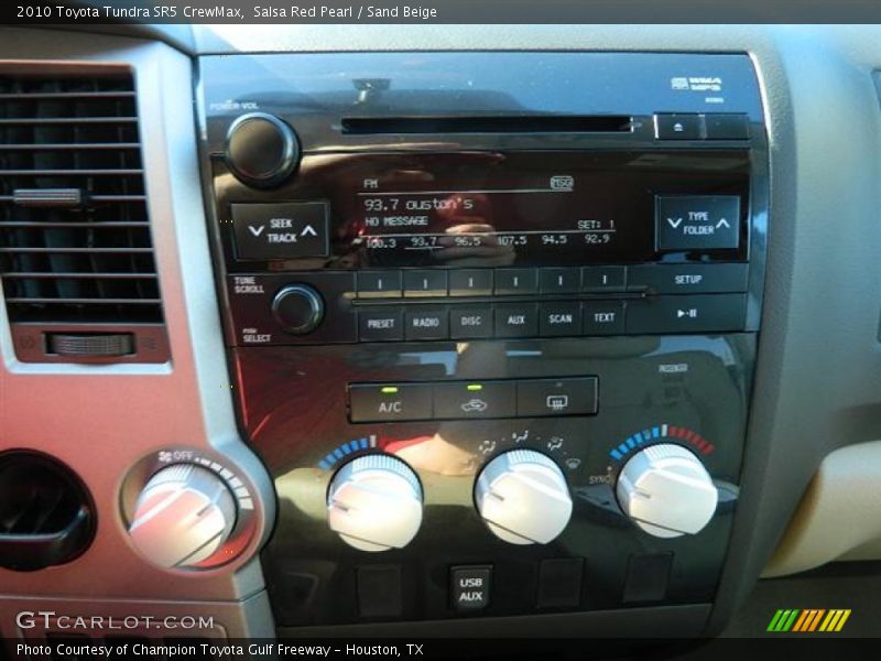 Salsa Red Pearl / Sand Beige 2010 Toyota Tundra SR5 CrewMax