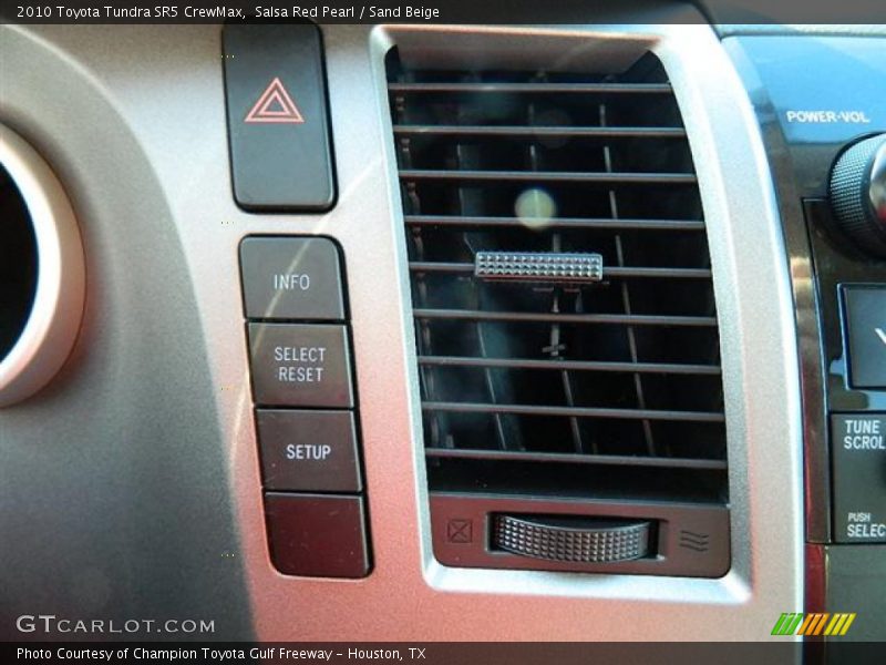 Salsa Red Pearl / Sand Beige 2010 Toyota Tundra SR5 CrewMax