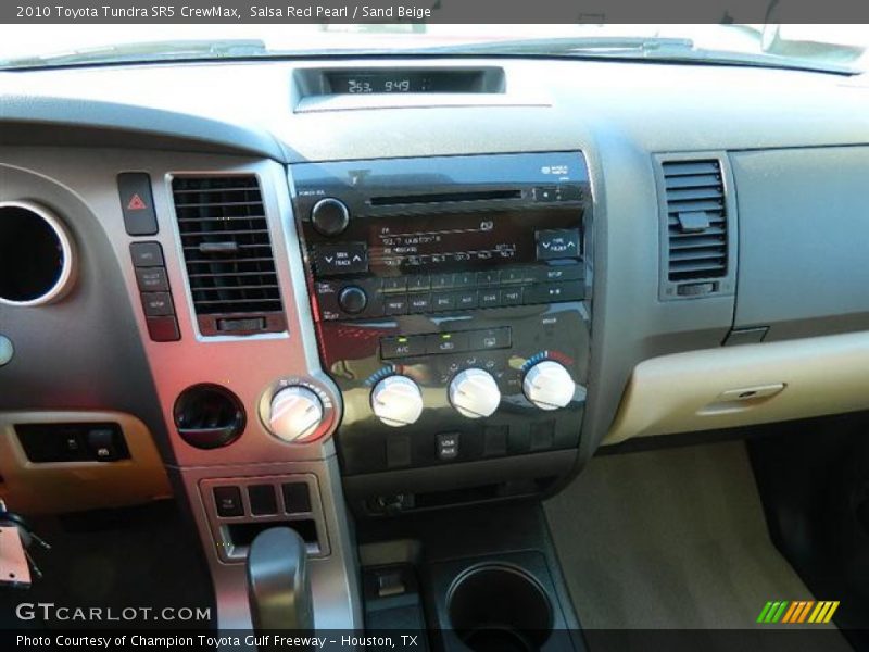 Salsa Red Pearl / Sand Beige 2010 Toyota Tundra SR5 CrewMax