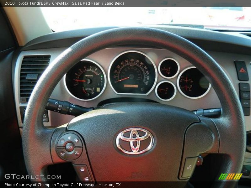Salsa Red Pearl / Sand Beige 2010 Toyota Tundra SR5 CrewMax