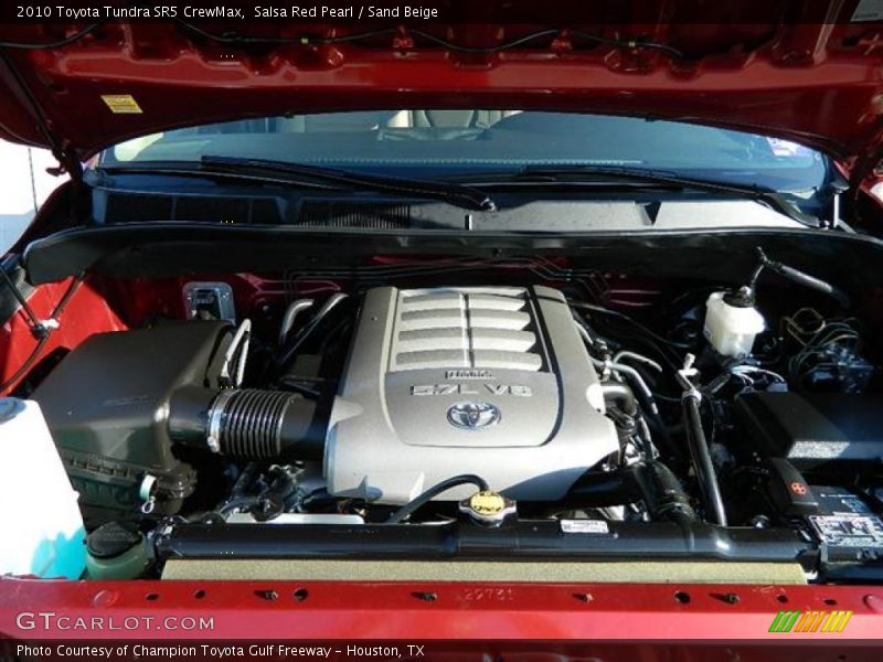 Salsa Red Pearl / Sand Beige 2010 Toyota Tundra SR5 CrewMax