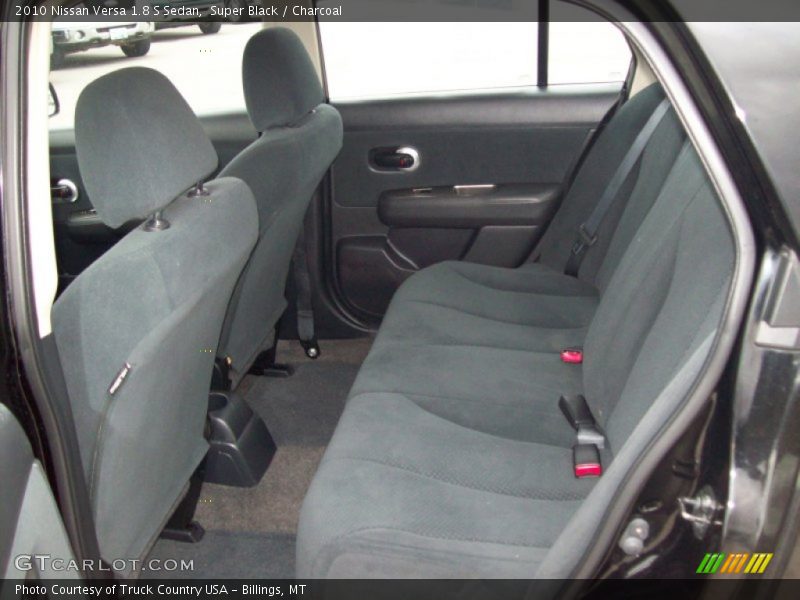 Super Black / Charcoal 2010 Nissan Versa 1.8 S Sedan