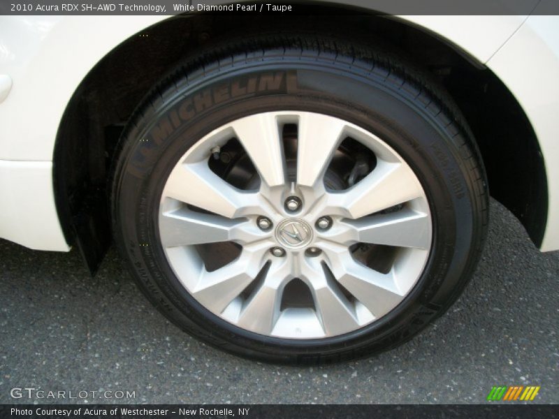 White Diamond Pearl / Taupe 2010 Acura RDX SH-AWD Technology