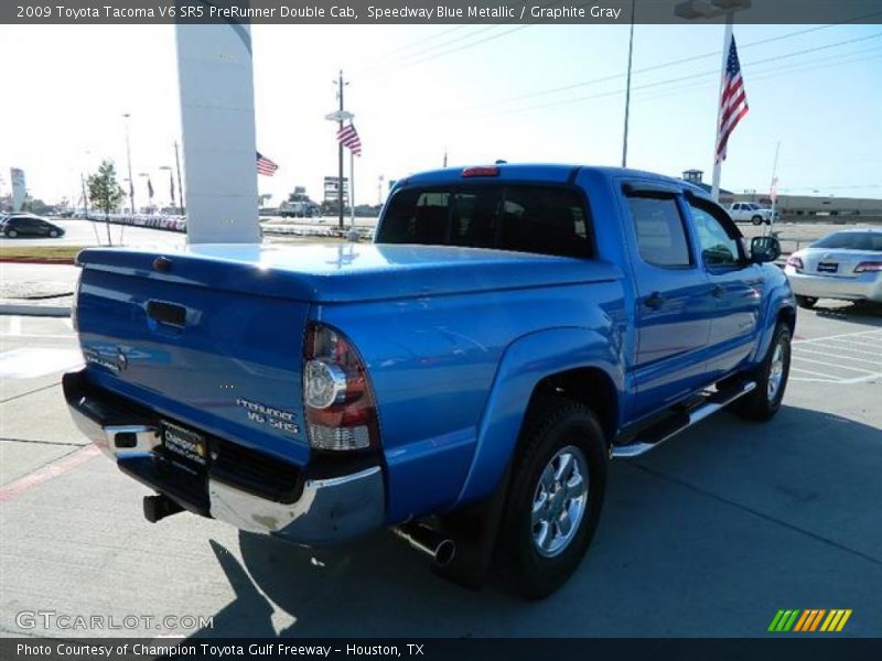 Speedway Blue Metallic / Graphite Gray 2009 Toyota Tacoma V6 SR5 PreRunner Double Cab