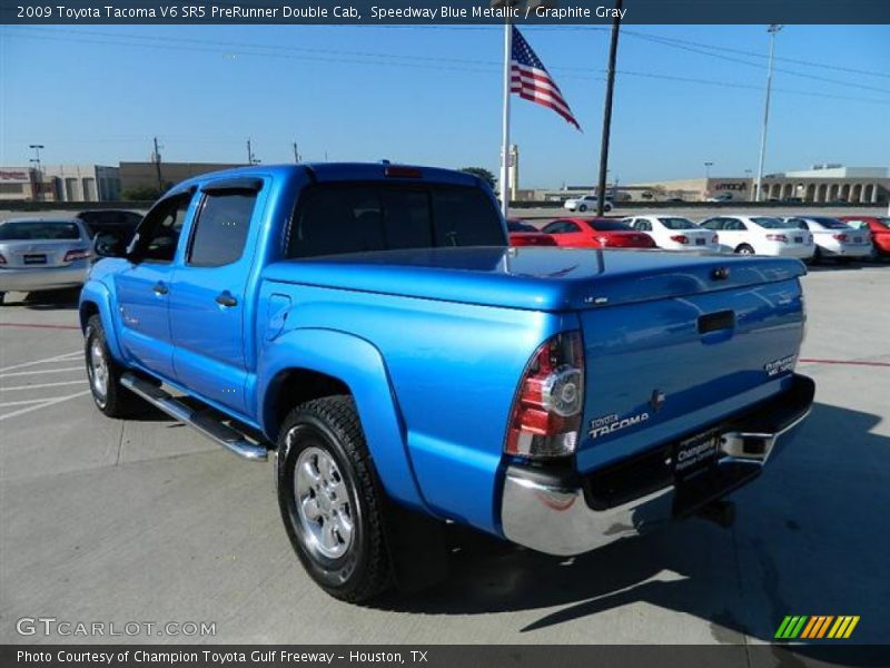 Speedway Blue Metallic / Graphite Gray 2009 Toyota Tacoma V6 SR5 PreRunner Double Cab