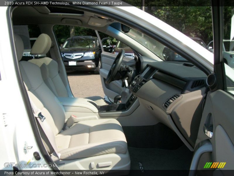 White Diamond Pearl / Taupe 2010 Acura RDX SH-AWD Technology