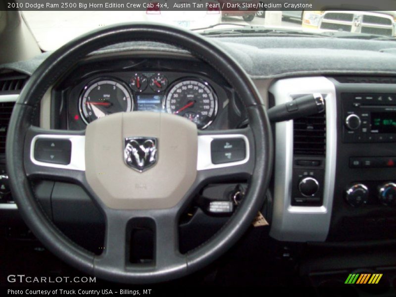 2010 Ram 2500 Big Horn Edition Crew Cab 4x4 Steering Wheel