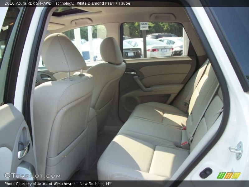 White Diamond Pearl / Taupe 2010 Acura RDX SH-AWD Technology