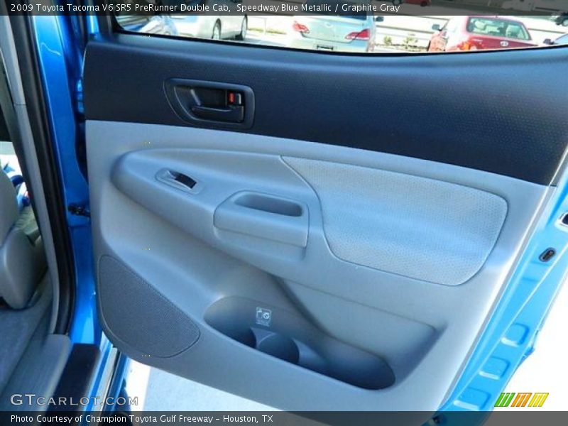 Speedway Blue Metallic / Graphite Gray 2009 Toyota Tacoma V6 SR5 PreRunner Double Cab