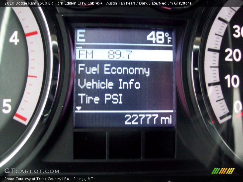 Austin Tan Pearl / Dark Slate/Medium Graystone 2010 Dodge Ram 2500 Big Horn Edition Crew Cab 4x4