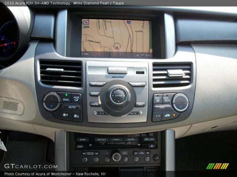 White Diamond Pearl / Taupe 2010 Acura RDX SH-AWD Technology