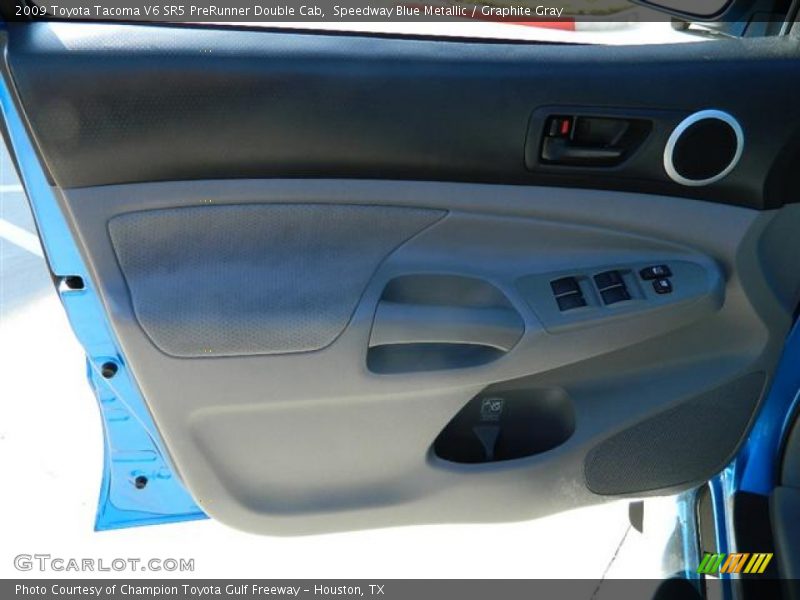 Speedway Blue Metallic / Graphite Gray 2009 Toyota Tacoma V6 SR5 PreRunner Double Cab