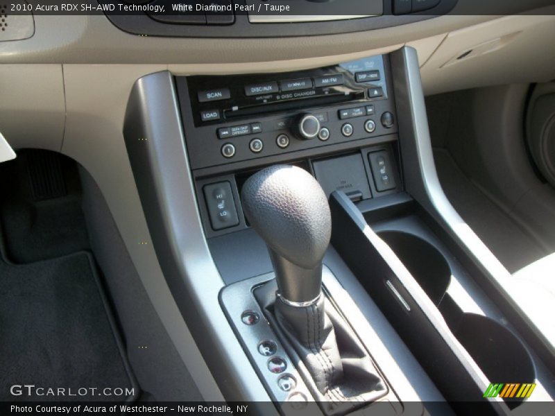 White Diamond Pearl / Taupe 2010 Acura RDX SH-AWD Technology