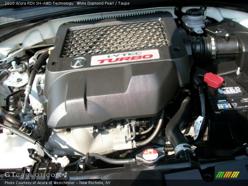 White Diamond Pearl / Taupe 2010 Acura RDX SH-AWD Technology