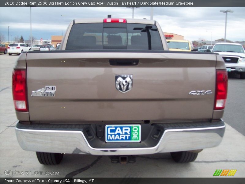 Austin Tan Pearl / Dark Slate/Medium Graystone 2010 Dodge Ram 2500 Big Horn Edition Crew Cab 4x4