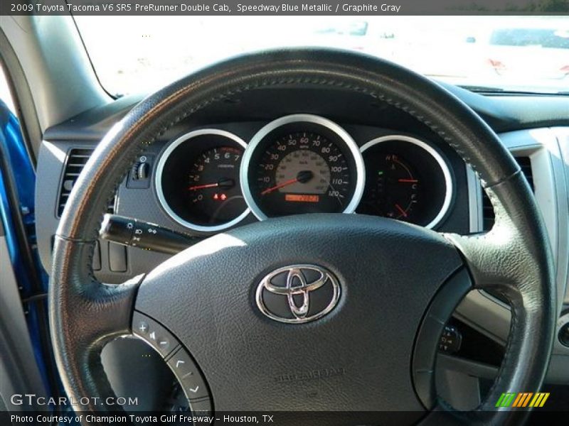 Speedway Blue Metallic / Graphite Gray 2009 Toyota Tacoma V6 SR5 PreRunner Double Cab