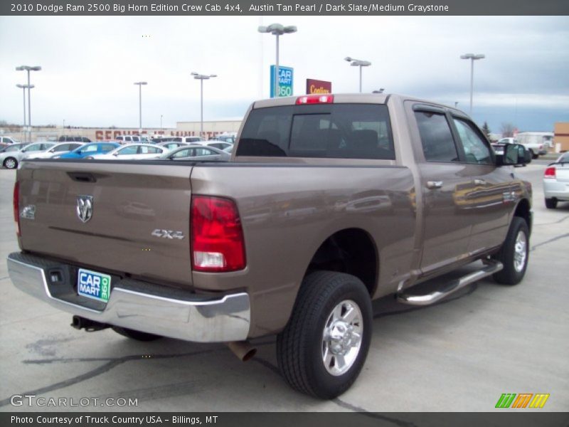 Austin Tan Pearl / Dark Slate/Medium Graystone 2010 Dodge Ram 2500 Big Horn Edition Crew Cab 4x4