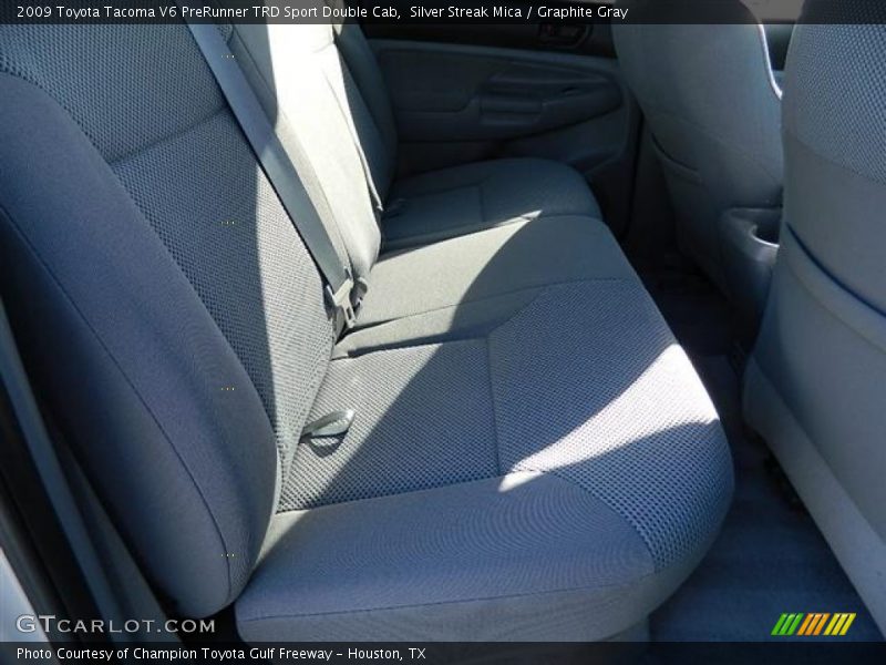 Silver Streak Mica / Graphite Gray 2009 Toyota Tacoma V6 PreRunner TRD Sport Double Cab