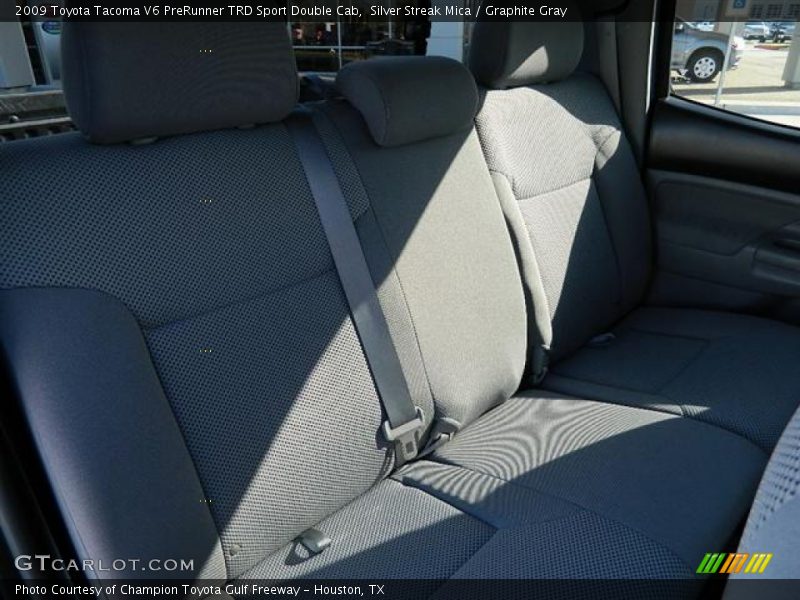 Silver Streak Mica / Graphite Gray 2009 Toyota Tacoma V6 PreRunner TRD Sport Double Cab