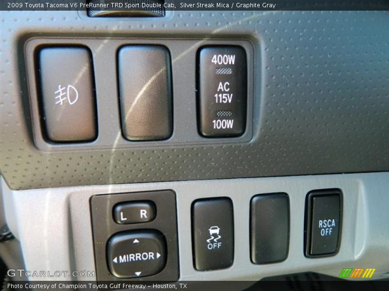 Silver Streak Mica / Graphite Gray 2009 Toyota Tacoma V6 PreRunner TRD Sport Double Cab