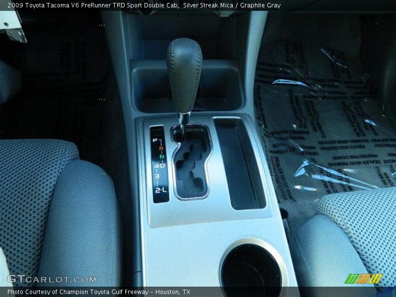Silver Streak Mica / Graphite Gray 2009 Toyota Tacoma V6 PreRunner TRD Sport Double Cab