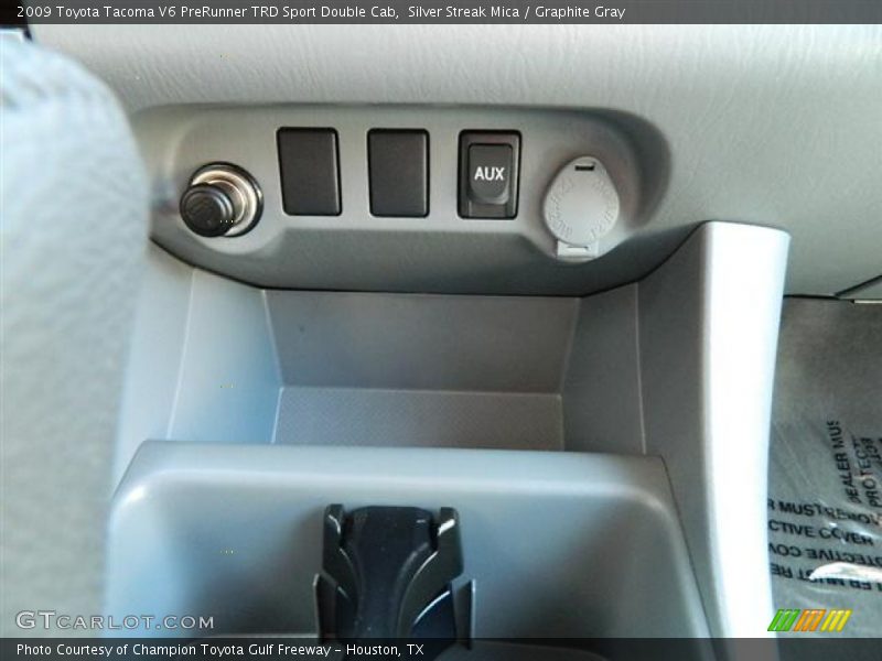 Silver Streak Mica / Graphite Gray 2009 Toyota Tacoma V6 PreRunner TRD Sport Double Cab