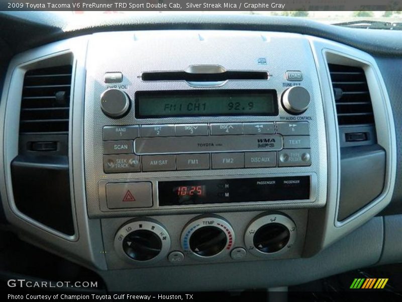 Silver Streak Mica / Graphite Gray 2009 Toyota Tacoma V6 PreRunner TRD Sport Double Cab