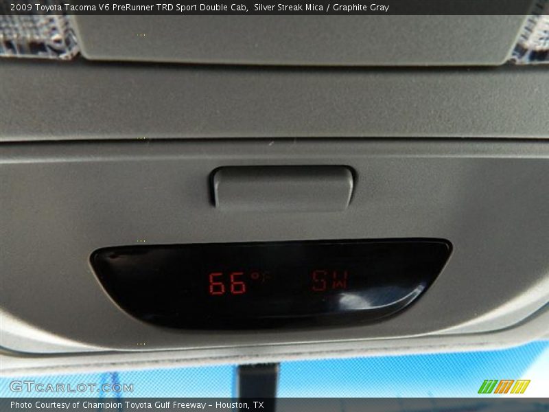 Silver Streak Mica / Graphite Gray 2009 Toyota Tacoma V6 PreRunner TRD Sport Double Cab