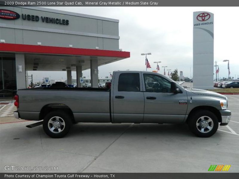 Mineral Gray Metallic / Medium Slate Gray 2009 Dodge Ram 2500 Lone Star Quad Cab