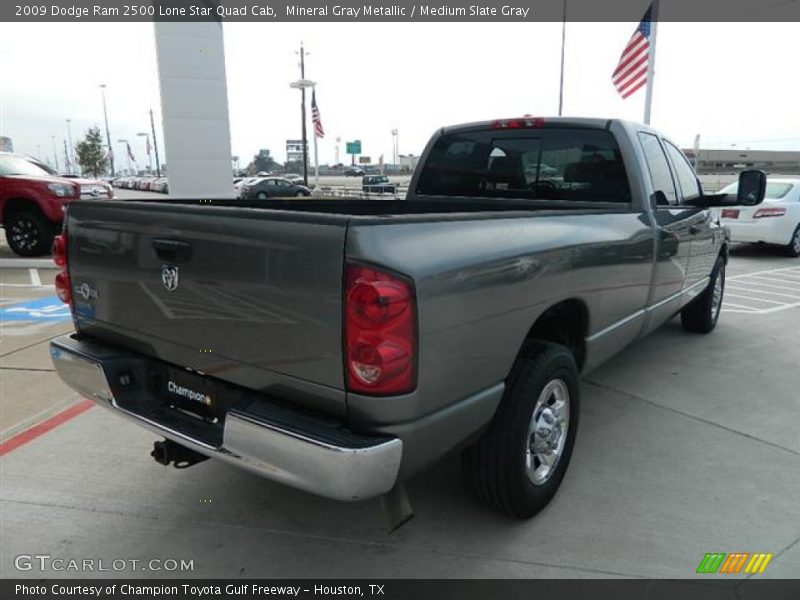 Mineral Gray Metallic / Medium Slate Gray 2009 Dodge Ram 2500 Lone Star Quad Cab