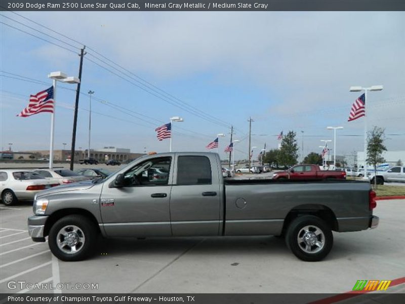 Mineral Gray Metallic / Medium Slate Gray 2009 Dodge Ram 2500 Lone Star Quad Cab