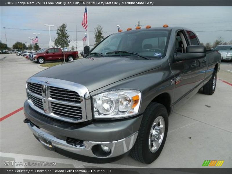 Mineral Gray Metallic / Medium Slate Gray 2009 Dodge Ram 2500 Lone Star Quad Cab