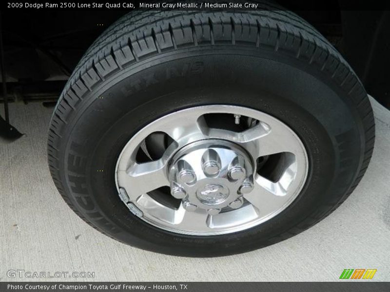 Mineral Gray Metallic / Medium Slate Gray 2009 Dodge Ram 2500 Lone Star Quad Cab